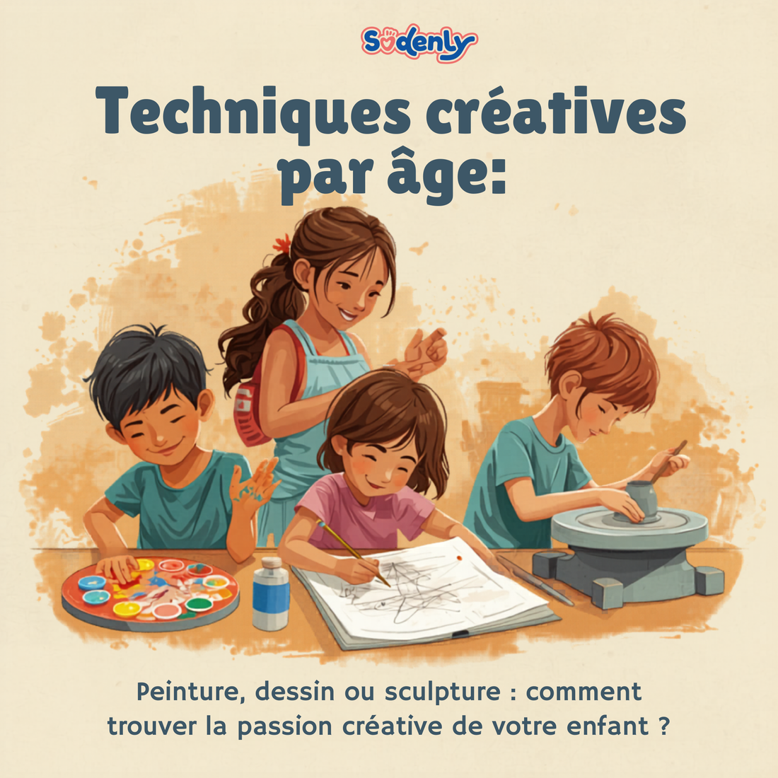 Techniques créatives par âge : Peinture, dessin ou sculpture : comment trouver la passion créative de votre enfant ?